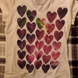 Girls heart t-shirt